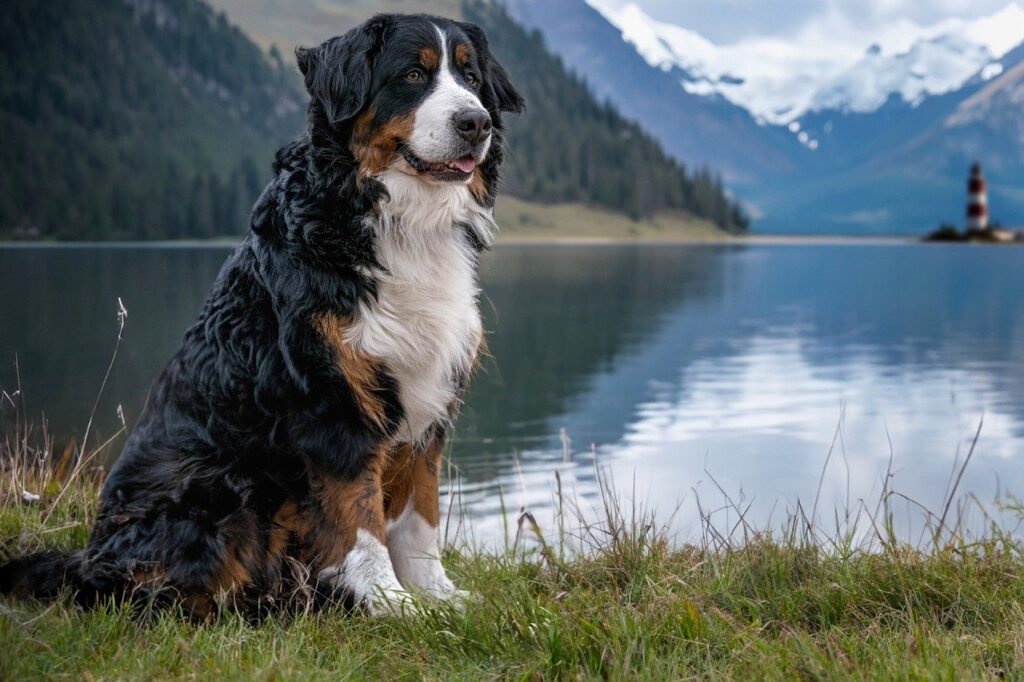 lake, bernese mountain dog, pet-8257272.jpg