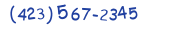 Contacts Phone number