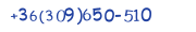 Contacts Phone number
