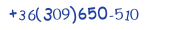 Contacts Phone number