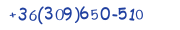 Contacts Phone number