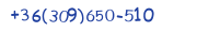 Contacts Phone number