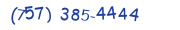Contacts Phone number