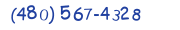 Contacts Phone number