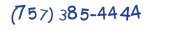 Contacts Phone number