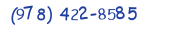Contacts Phone number