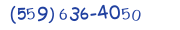 Contacts Phone number